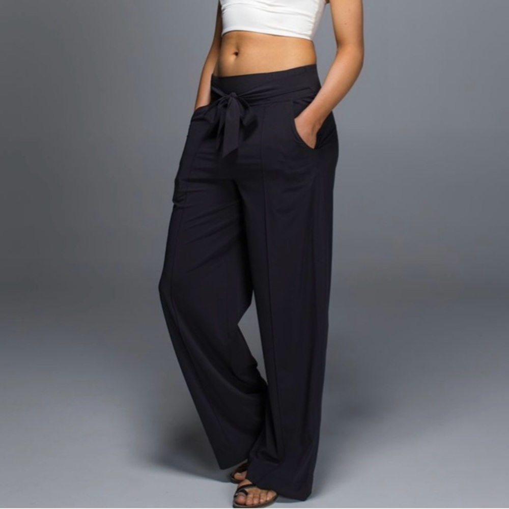 Lululemon Athletica Black Wide-Leg Pants
